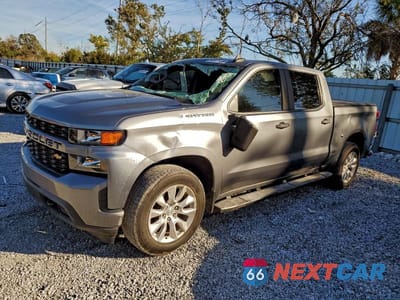 2021 CHEVROLET SILVERADO C1500 CUSTOM 1GCPWBEHXMZ127489 - główne zdjęcie licytacji z USA - miniatura