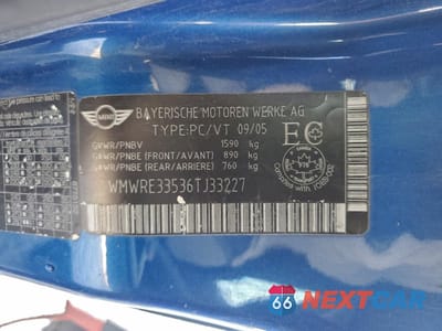 Zdjęcie 13 z 13 samochodu: 2006 MINI COOPER S VIN:WMWRE33536TJ33227 - miniatura