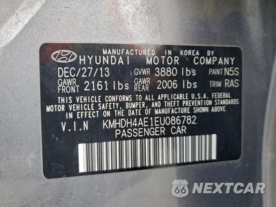 Zdjęcie 12 z 14 samochodu: 2014 HYUNDAI ELANTRA SE VIN:KMHDH4AE1EU086782 - miniatura