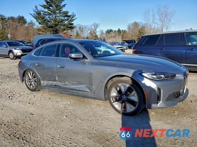 Czwarte zdjęcie samochodu z boku: 2024 BMW I4 EDRIVE 35 VIN:WBY43AW08RFS88445 - miniatura