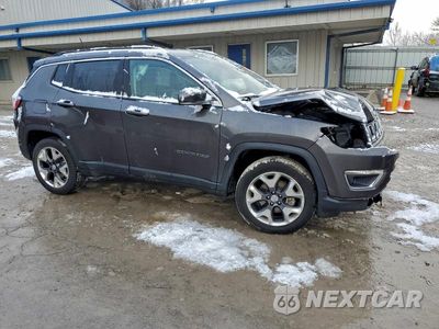 Czwarte zdjęcie samochodu z boku: 2021 JEEP COMPASS LIMITED VIN:3C4NJDCB7MT527579 - miniatura