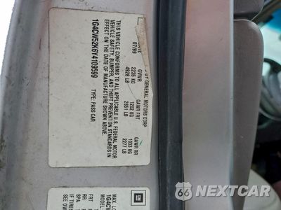 Zdjęcie 12 z 13 samochodu: 2000 BUICK PARK AVENUE VIN:1G4CW52K6Y4109599 - miniatura