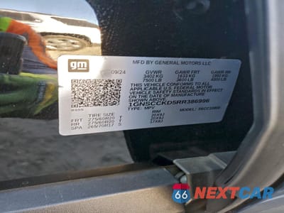 Zdjęcie 13 z 14 samochodu: 2024 CHEVROLET SUBURBAN C1500 LT VIN:1GNSCCKD5RR386996 - miniatura