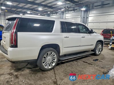 Trzecie zdjęcie samochodu z tyłu: 2016 CADILLAC ESCALADE ESV PLATINUM VIN:1GYS4KKJ0GR373747 - miniatura