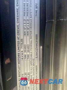 Zdjęcie 10 z 10 samochodu: 2017 BENTLEY BENTAYGA VIN:SJAAC2ZV4HC016056 - miniatura