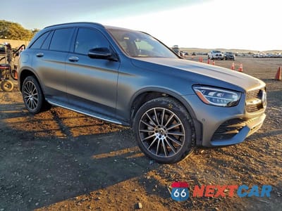 Czwarte zdjęcie samochodu z boku: 2022 MERCEDES-BENZ GLC 300 VIN:W1N0G8DB1NG035238 - miniatura