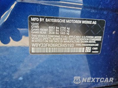 Zdjęcie 13 z 15 samochodu: 2024 BMW I5 EDRIVE 40 VIN:WBY33FK06RCR45193 - miniatura