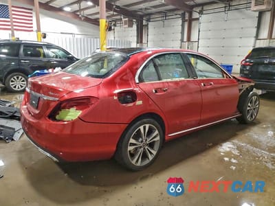 Trzecie zdjęcie samochodu z tyłu: 2021 MERCEDES-BENZ C 300 4MATIC VIN:W1KWF8EB4MR619970 - miniatura