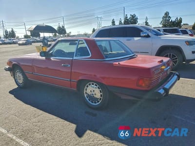 Drugie zdjęcie samochodu z przodu: 1988 MERCEDES-BENZ 560 SL VIN:WDBBA48D9JA080896 - miniatura