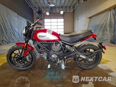 Trzecie zdjęcie samochodu z tyłu: 2018 DUCATI SCRAMBLER 800 VIN:ML015ANM1JT014433 - miniatura