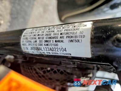 Zdjęcie 9 z 10 samochodu: 2003 KAWASAKI VN1500 L VIN:JKBVNAL123A022104 - miniatura