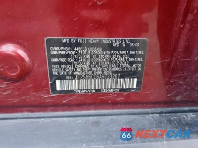Zdjęcie 14 z 14 samochodu: 2010 SUBARU FORESTER 2.5X PREMIUM VIN:JF2SH6CC6AH723267 - miniatura