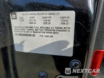 Zdjęcie 12 z 12 samochodu: 2006 CHEVROLET IMPALA LS VIN:2G1WB55K669305120 - miniatura
