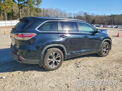 Trzecie zdjęcie samochodu z tyłu: 2016 TOYOTA HIGHLANDER XLE VIN:5TDJKRFH8GS311795 - miniatura