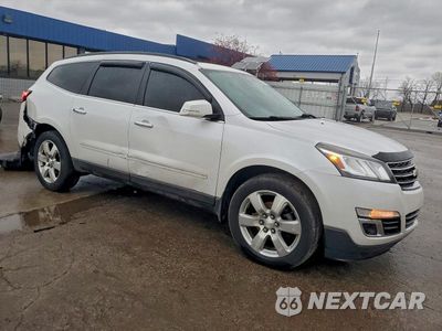 Czwarte zdjęcie samochodu z boku: 2016 CHEVROLET TRAVERSE LTZ VIN:1GNKVJKD0GJ292423 - miniatura