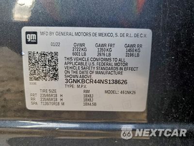 Zdjęcie 13 z 13 samochodu: 2022 CHEVROLET BLAZER 2LT VIN:3GNKBCR44NS138626 - miniatura