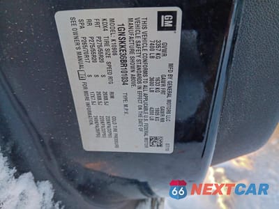 Zdjęcie 12 z 12 samochodu: 2011 CHEVROLET SUBURBAN K1500 LTZ VIN:1GNSKKE36BR101034 - miniatura