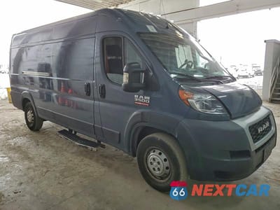 Czwarte zdjęcie samochodu z boku: 2020 RAM PROMASTER 3500 CARGO - R & D - PRI FLEET - CK ENG LT ON VIN:3C6URVJG2LE129036 - miniatura