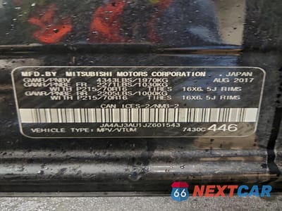 Zdjęcie 13 z 13 samochodu: 2018 MITSUBISHI RVR SE VIN:JA4AJ3AU1JZ601543 - miniatura