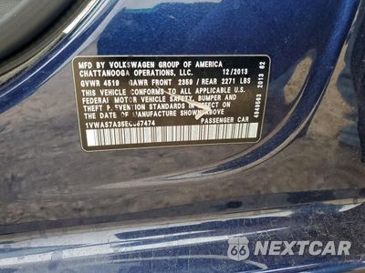 Zdjęcie 12 z 14 samochodu: 2014 VOLKSWAGEN PASSAT S VIN:1VWAS7A35EC057474 - miniatura