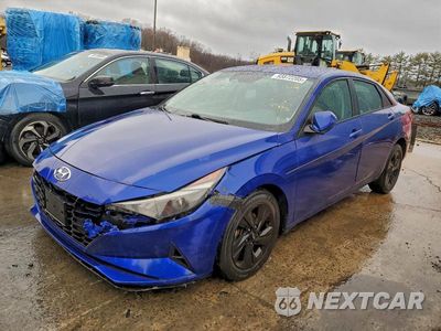 2021 HYUNDAI ELANTRA SEL 5NPLM4AG9MH023693 - główne zdjęcie licytacji z USA - miniatura