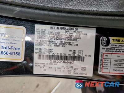 Zdjęcie 12 z 14 samochodu: 2010 LINCOLN MKZ VIN:3LNHL2GC5AR654642 - miniatura