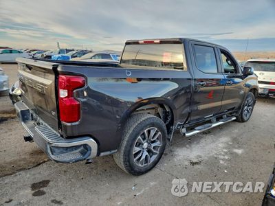 Trzecie zdjęcie samochodu z tyłu: 2021 CHEVROLET SILVERADO C1500 LT VIN:3GCPWCED7MG151171 - miniatura