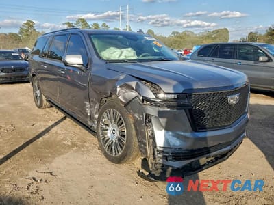Czwarte zdjęcie samochodu z boku: 2022 CADILLAC ESCALADE ESV SPORT PLATINUM VIN:1GYS3RKL1NR135111 - miniatura