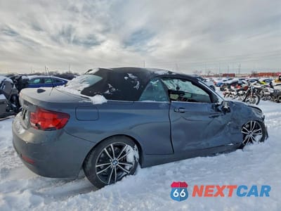 Trzecie zdjęcie samochodu z tyłu: 2020 BMW 230XI VIN:WBA2K1C01L7G10800 - miniatura