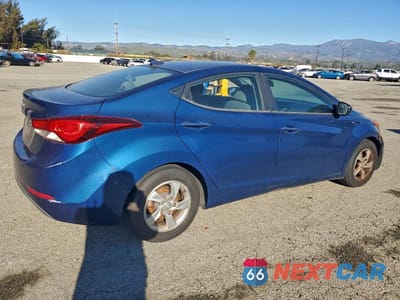 Trzecie zdjęcie samochodu z tyłu: 2014 HYUNDAI ELANTRA SE VIN:KMHDH4AE4EU197021 - miniatura