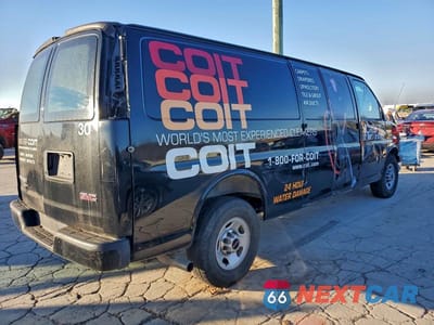 Trzecie zdjęcie samochodu z tyłu: 2012 GMC SAVANA G3500 UTILITY / SERVICE VAN VIN:1GTZ7UCA0C1181663 - miniatura