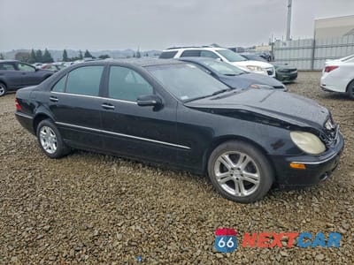 Czwarte zdjęcie samochodu z boku: 2001 MERCEDES-BENZ S 500 VIN:WDBNG75J21A185707 - miniatura