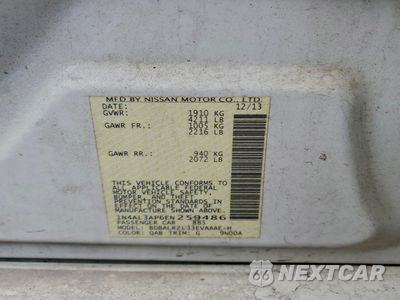 Zdjęcie 12 z 12 samochodu: 2014 NISSAN ALTIMA 2.5 VIN:1N4AL3AP6EN259486 - miniatura