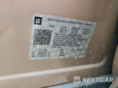 Zdjęcie 14 z 15 samochodu: 2019 CHEVROLET EQUINOX LT VIN:2GNAXKEV1K6177318 - miniatura