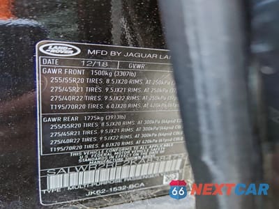 Zdjęcie 13 z 13 samochodu: 2019 LAND ROVER RANGE ROVER SPORT SUPERCHARGED DYNAMIC VIN:SALWR2RE2KA838479 - miniatura