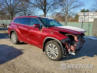 Czwarte zdjęcie samochodu z boku: 2023 TOYOTA HIGHLANDER HYBRID LIMITED VIN:5TDEBRCH3PS114099 - miniatura