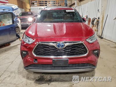 Piąte zdjęcie samochodu w środku: 2021 TOYOTA HIGHLANDER HYBRID PLATINUM VIN:5TDEBRCH1MS051953 - miniatura