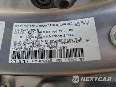 Zdjęcie 13 z 14 samochodu: 2021 TOYOTA TACOMA DOUBLE CAB VIN:3TYAX5GN1MT014642 - miniatura