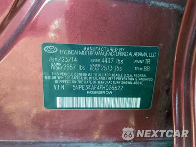Zdjęcie 13 z 13 samochodu: 2015 HYUNDAI SONATA SPORT VIN:5NPE34AF4FH026622 - miniatura
