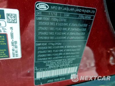 Zdjęcie 13 z 16 samochodu: 2019 LAND ROVER RANGE ROVER SPORT SUPERCHARGED DYNAMIC VIN:SALWR2RE3KA837163 - miniatura