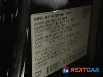 Zdjęcie 10 z 14 samochodu: 2021 AUDI SQ8 PRESTIGE VIN:WA1CWBF18MD012249 - miniatura