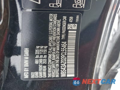 Zdjęcie 12 z 12 samochodu: 2023 BMW M4 COMPETITION VIN:WBS43AZ02PCL55464 - miniatura