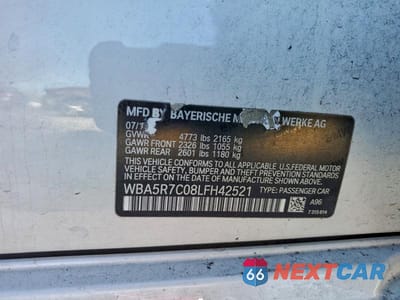Zdjęcie 12 z 12 samochodu: 2020 BMW 330XI VIN:WBA5R7C08LFH42521 - miniatura
