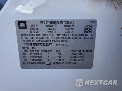 Zdjęcie 14 z 14 samochodu: 2015 CHEVROLET EQUINOX LS VIN:1GNFLEEK8FZ137367 - miniatura