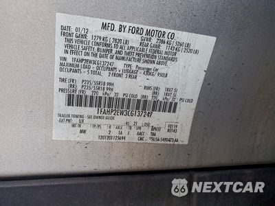 Zdjęcie 12 z 12 samochodu: 2012 FORD TAURUS SEL VIN:1FAHP2EW3CG137247 - miniatura