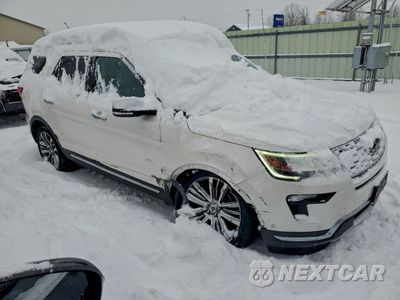 Czwarte zdjęcie samochodu z boku: 2019 FORD EXPLORER PLATINUM VIN:1FM5K8HTXKGA78255 - miniatura