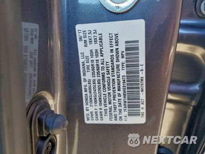 Zdjęcie 13 z 14 samochodu: 2017 HONDA CR-V EXL VIN:7FARW1H85HE019473 - miniatura