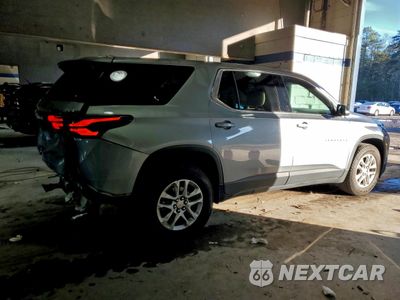 Trzecie zdjęcie samochodu z tyłu: 2023 CHEVROLET TRAVERSE LS VIN:1GNERFKW4PJ248327 - miniatura