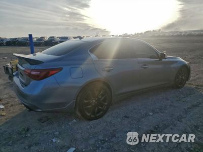 Trzecie zdjęcie samochodu z tyłu: 2018 INFINITI Q50 LUXE VIN:JN1EV7AP4JM357688 - miniatura