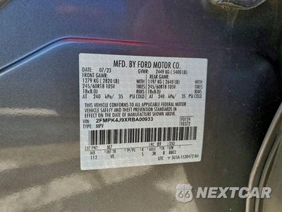Zdjęcie 13 z 13 samochodu: 2024 FORD EDGE SEL VIN:2FMPK4J9XRBA00933 - miniatura